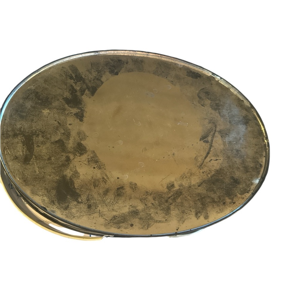 1939’s Vintage Wedgewood Oval 1651/2382 Blue, Cream & Gold Biscuit Tin/ Cherubs - Picture 5 of 13